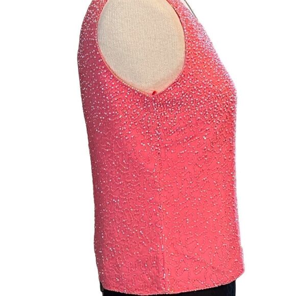 Jkara || Flamingo, pink with embellishments throughout. Size large. - Picture 2 of 13